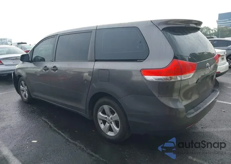 2011 Toyota Sienna Base V6 from USA, damaged, VIN 5TDZK3DC1BS172108
